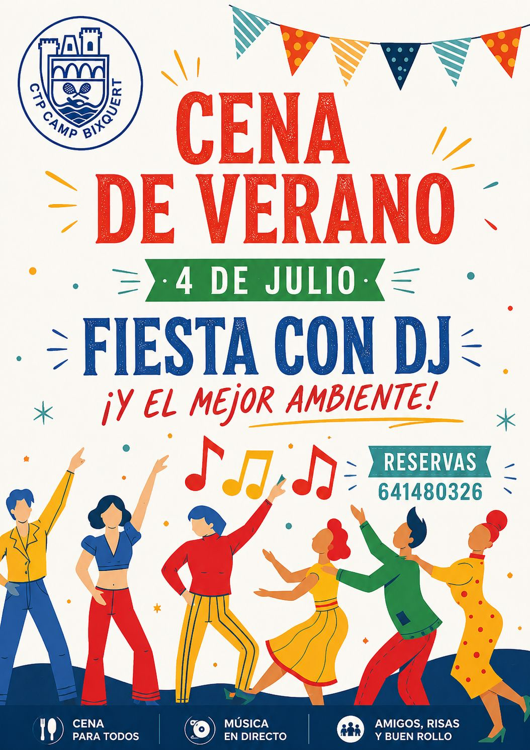 Cena de Verano Club de Camp Bixquert